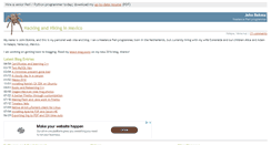 Desktop Screenshot of johnbokma.com